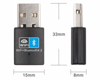 300M USB WiFi Adapter Free Drive External Wireless LAN Network Card for Desktop & Laptop