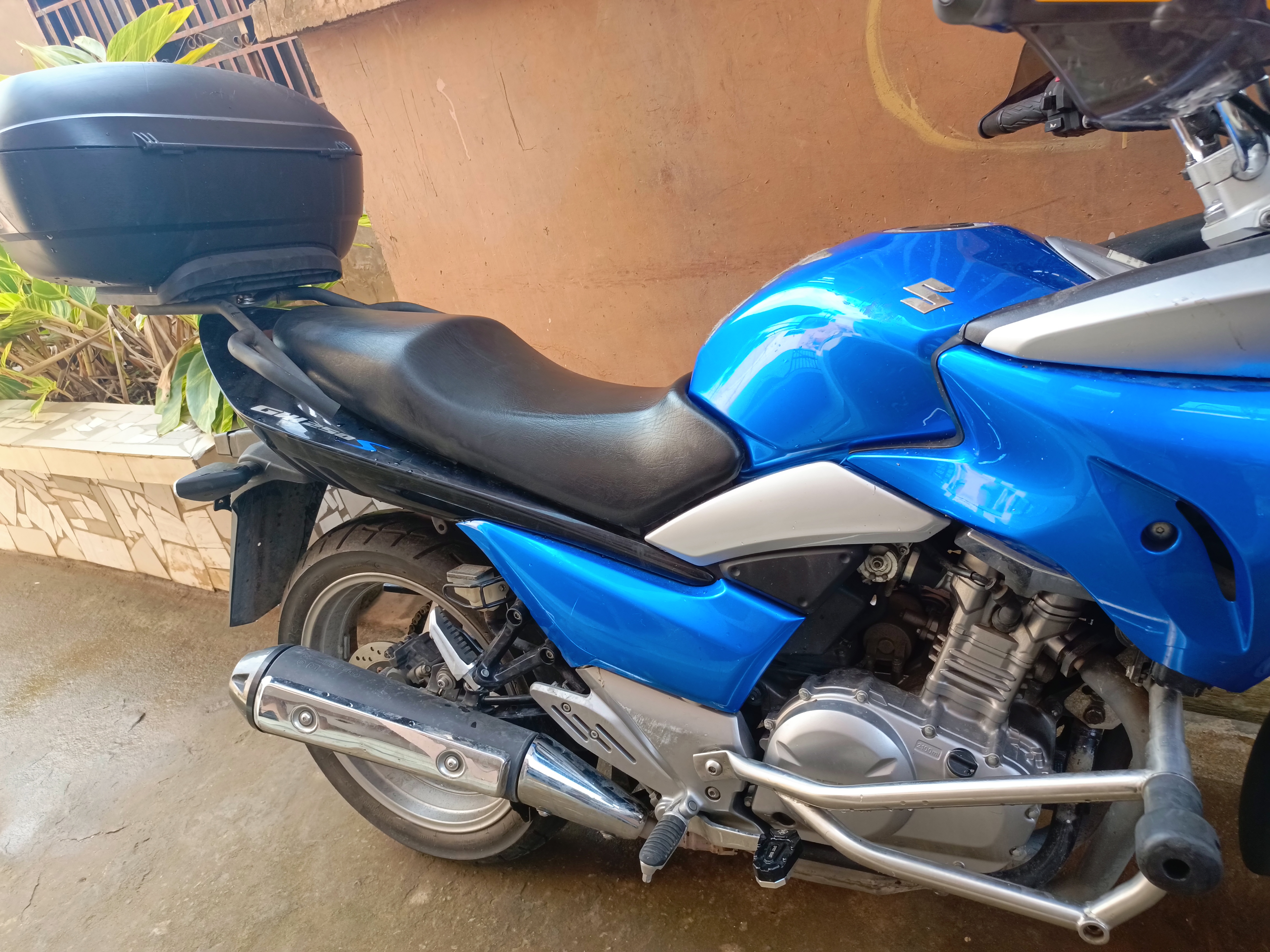 Suzuki GW250 250cc parallel twin engine motorcycle 