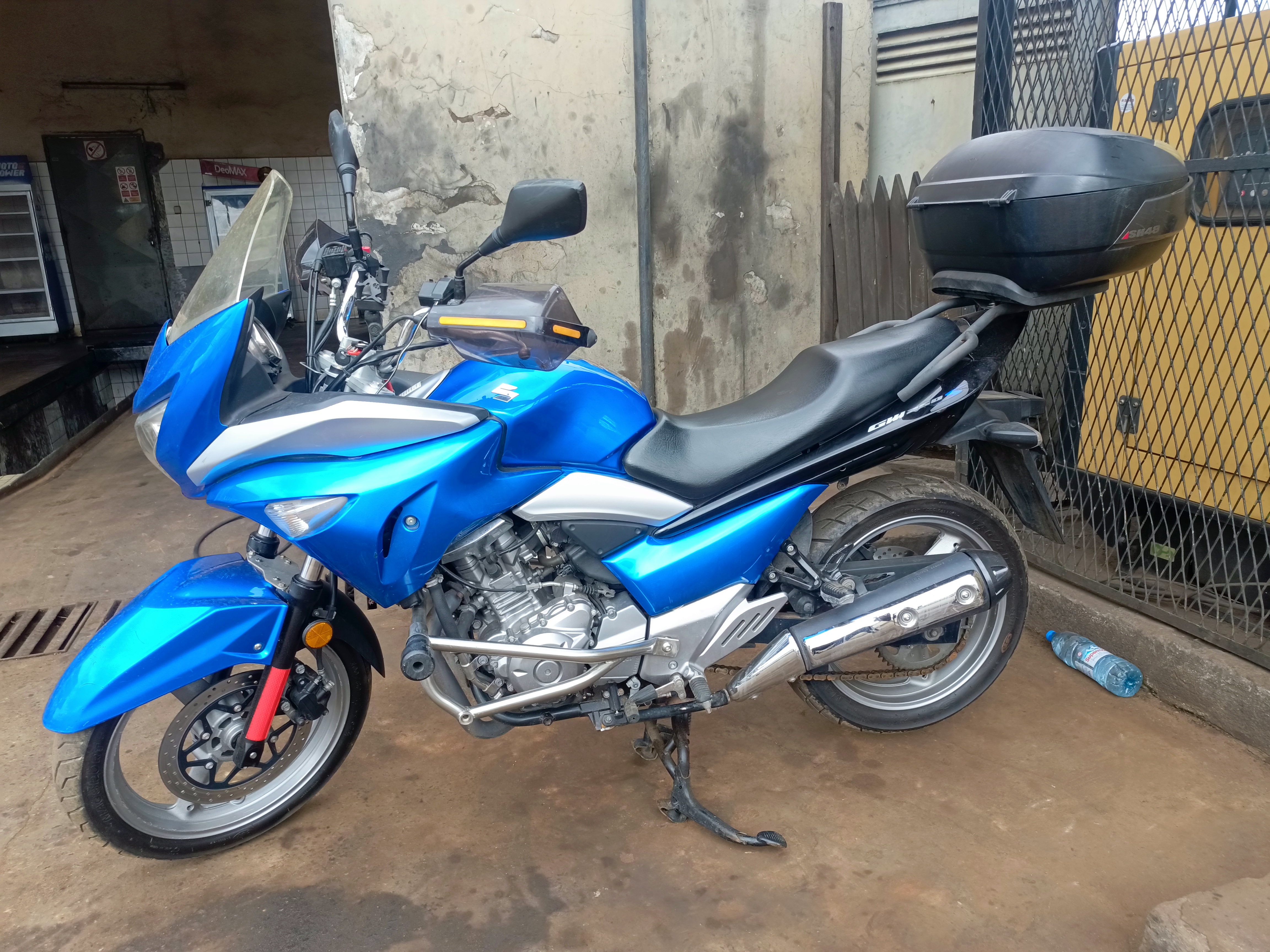 Suzuki GW250 250cc parallel twin engine motorcycle 
