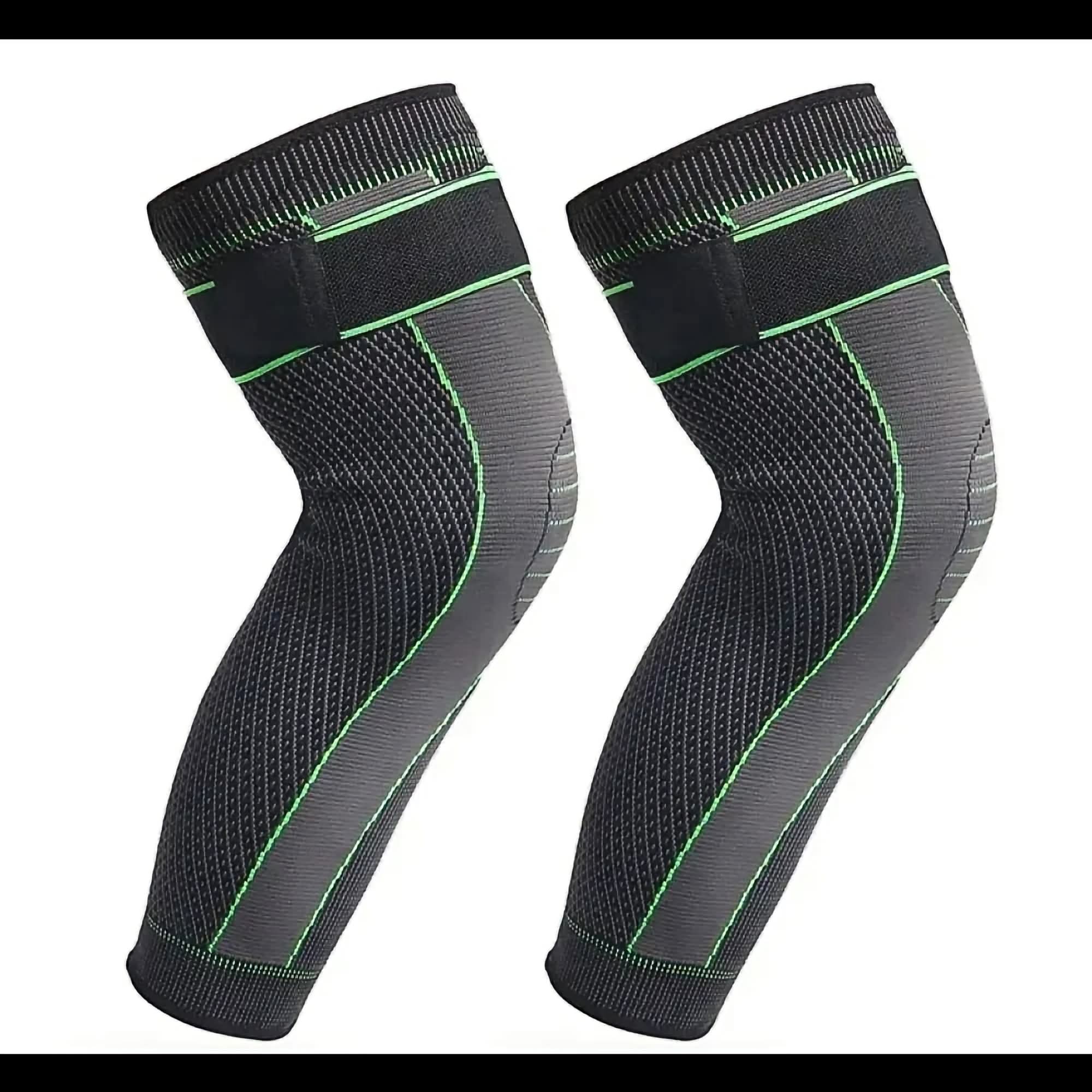Compression Knee Pads Support Sleeve Protector Elastic Kneepad Brace Spring Support Volleyball Running Silicone