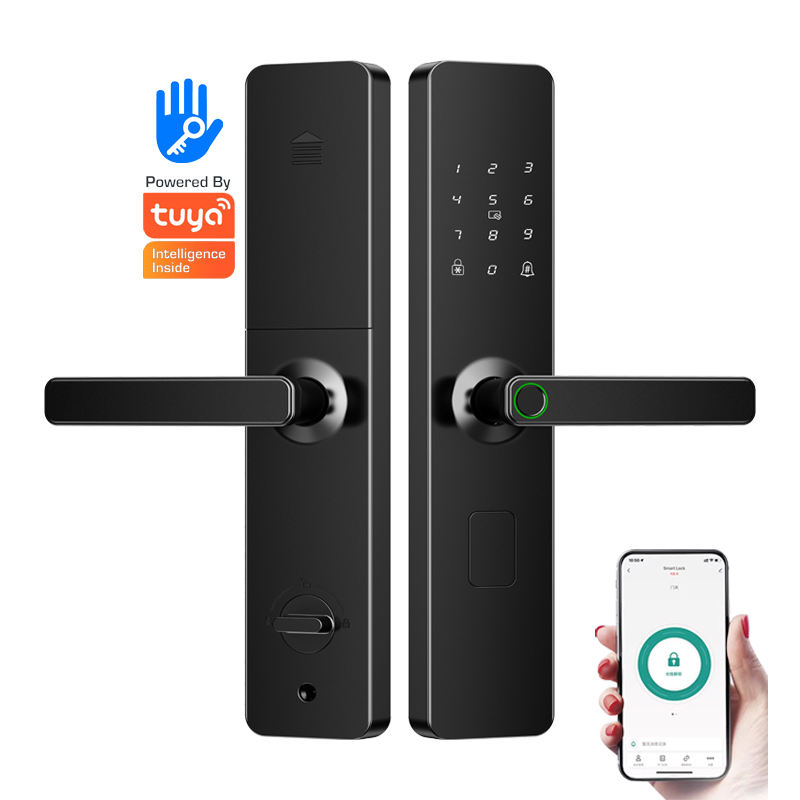 Smart Digital Lock WiFi Biometric Fingerprint Password Tuya App Home Security